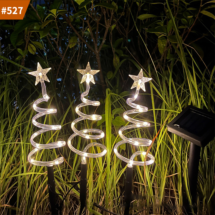 solar christmas tree